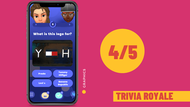 Trivia Royale - Trivia App Review - Graphics