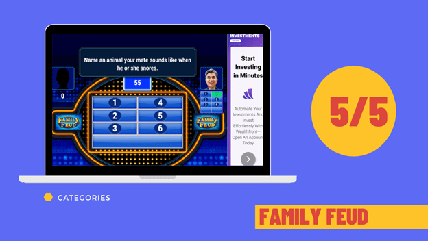 Family Feud - Trivia App Review - Categories